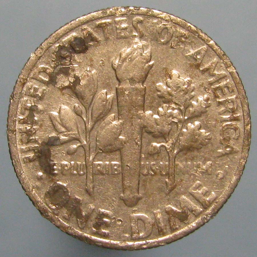 1978-Roosevelt-Dime---Lamination-Error-Or-Just-Damage